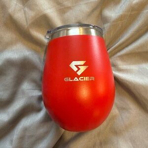 Glacier Red Insulated Tumbler - Stainless Lid. New.